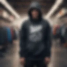 Nike Crew Hoodie worn during skateboarding