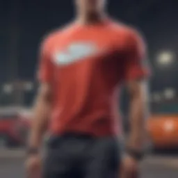 Stylish design of the Nike Club T-Shirt in vibrant colors