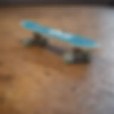 Different types of slick wax displayed on a skateboard deck