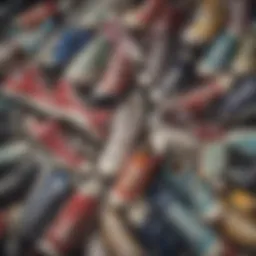 Showcasing a variety of Converse shoes in different styles and colors