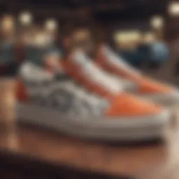 Vintage Checkered Vans showcasing their early design